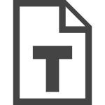 File Font SVG Icon